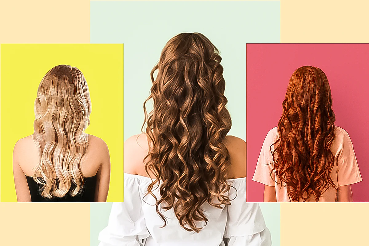 hair is curly